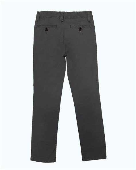 EDGE 4 Way Stretch Iron Gray Boys Chino Pants – EDGE Casual