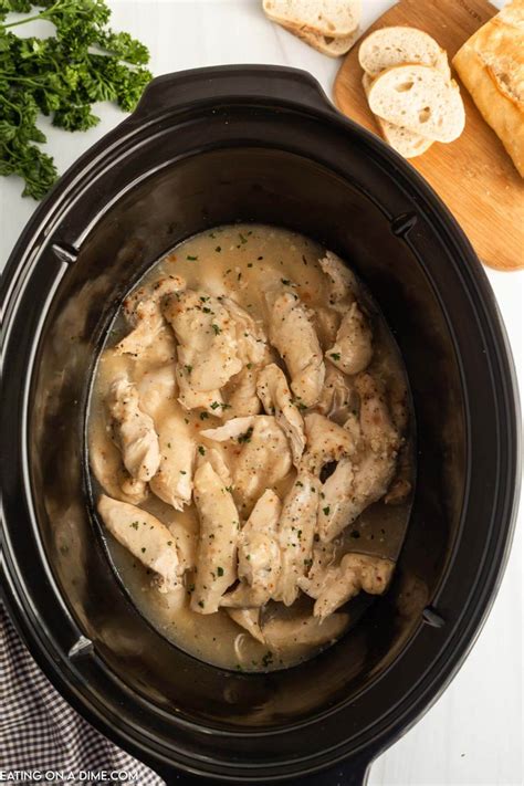 Crock Pot Chicken Tenders Recipe - Eating on a Dime