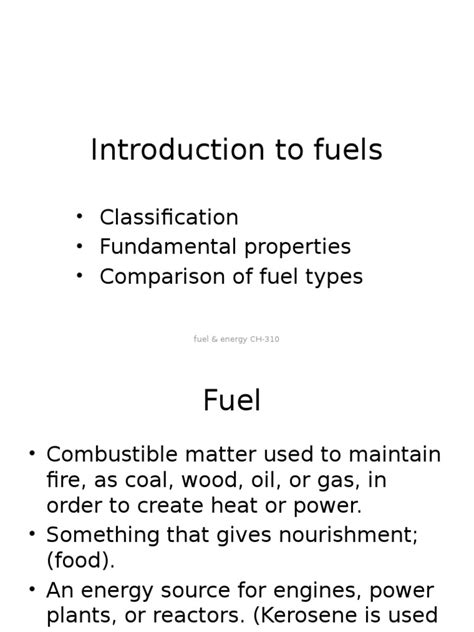 Types of Fuel 的图像结果