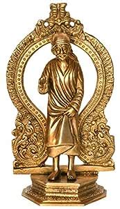 Buy Exotic India Sai Baba - Brass Statue Online at Low Prices in India ...