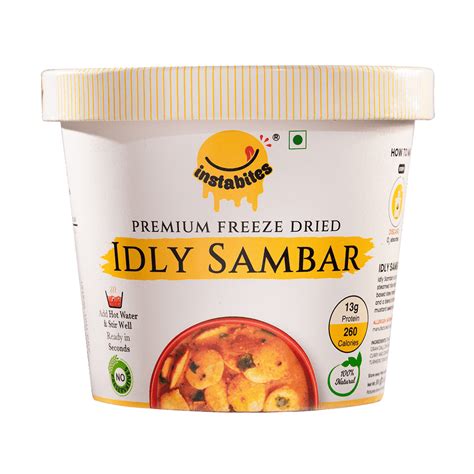 Instabites | Ready-to-Eat Idly Sambar | South Indian Breakfast Online