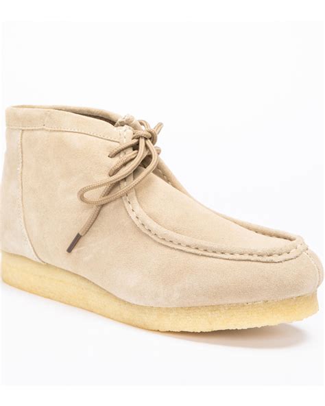 Roper Men's Sand Suede Gum Sole Chukkas, Sand