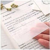 GLUN® Sticky Note Transparent Self-Sticky Note Pads, Clear Notes 75mm ...