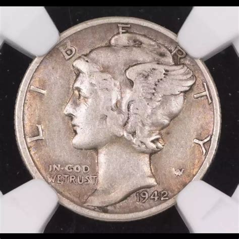 1942/41 Dimes Winged Liberty Head or Mercury NGC VF-25 - Hertel's Coins ...