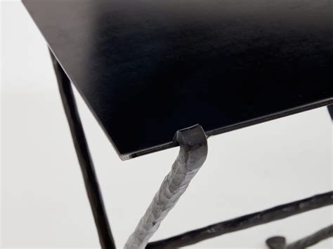 Garouste and Bonetti Isis wrought iron side table 1987 For Sale at 1stDibs