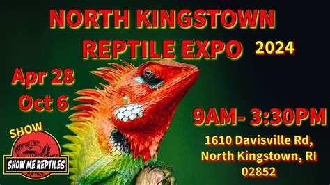 North Kingstown Reptile Expo Show me Show, 1610 Davisville Rd, North ...