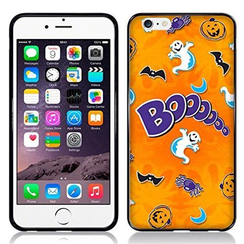 Case Fun Halloween Ghosts and Boo TPU Rubber Back Case Cover for Apple ...