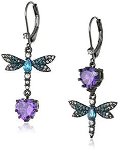 Betsey Johnson Cubic Zirconia Critter Cubic Zirconia and Butterfly ...