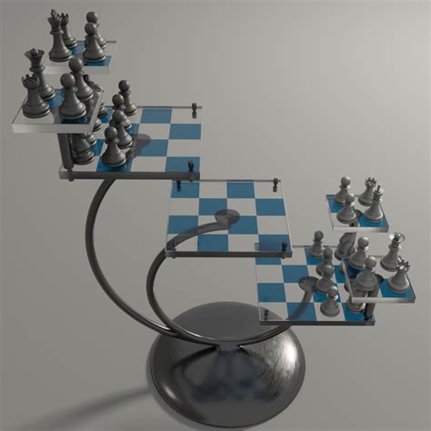 Three Level Chess Board