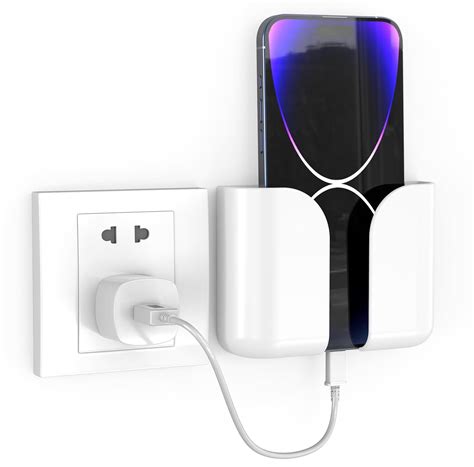 ELV Wall Mounted Mobile Smartphone Holder Storage Case for Phones with ...