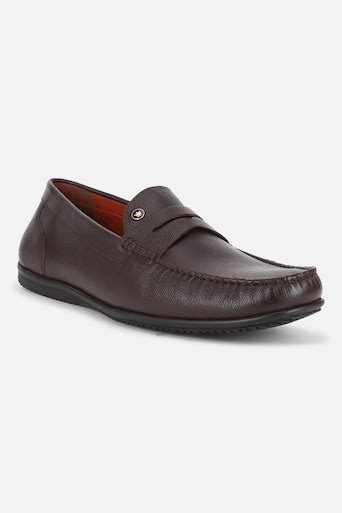 Louis Philippe Formal Shoes, Men Brown Loafers for Footwear at ...