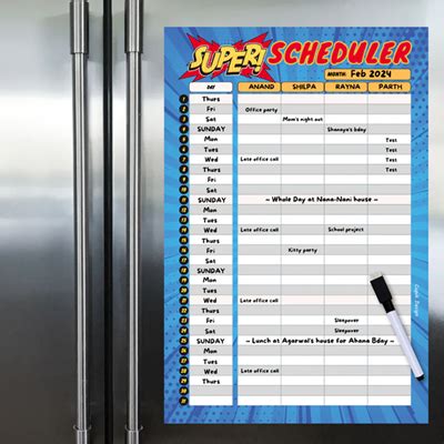 Get Super Scheduler for Kids Time to Time Meal – Popup Kids