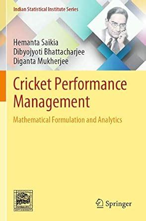 Buy Cricket Performance Management: Mathematical Formulation and ...