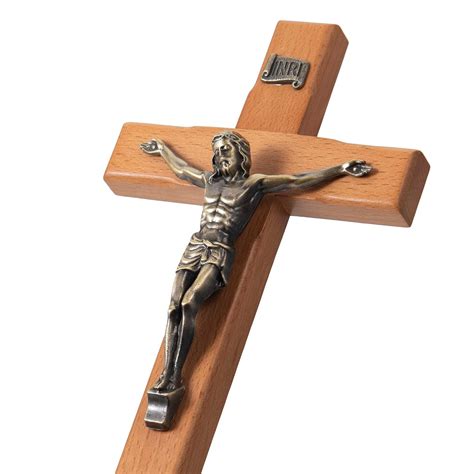 Buy ARCHOBAN Crucifix Wall Cross Decor, Catholic Wooden Cross ...