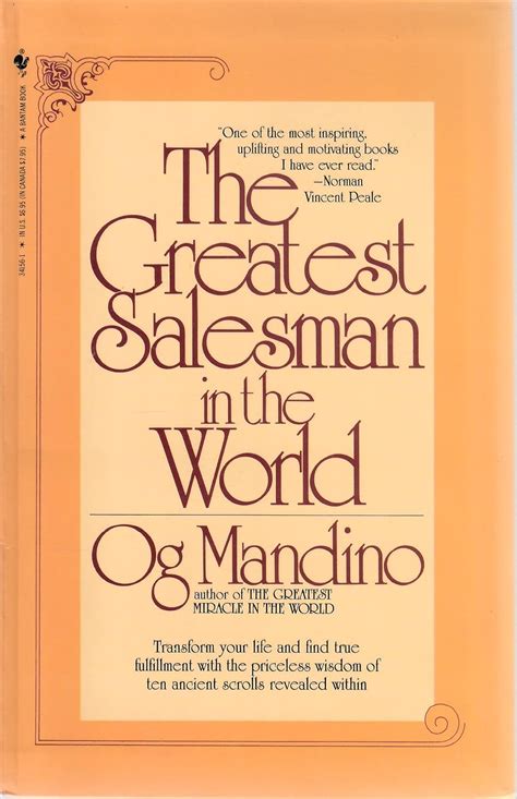 The Greatest Salesman in the World : Mandino, Og: Amazon.in: Books