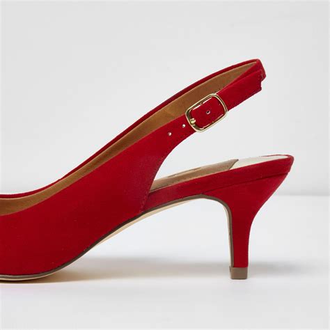 Womens Kitten Heel Slingback Shoes at Zoe Walker blog