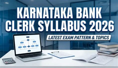 Karnataka Bank Clerk Syllabus & Exam Pattern 2026, Marking Scheme