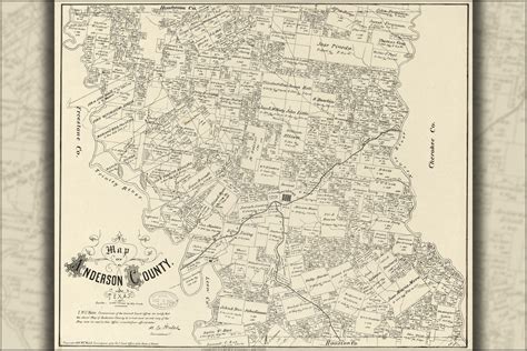 Anderson County Tx Map