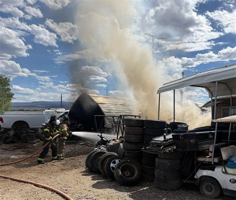 Vehicle Fire Sends Smoke Over Downtown Grand Junction • Grand Junction, CO
