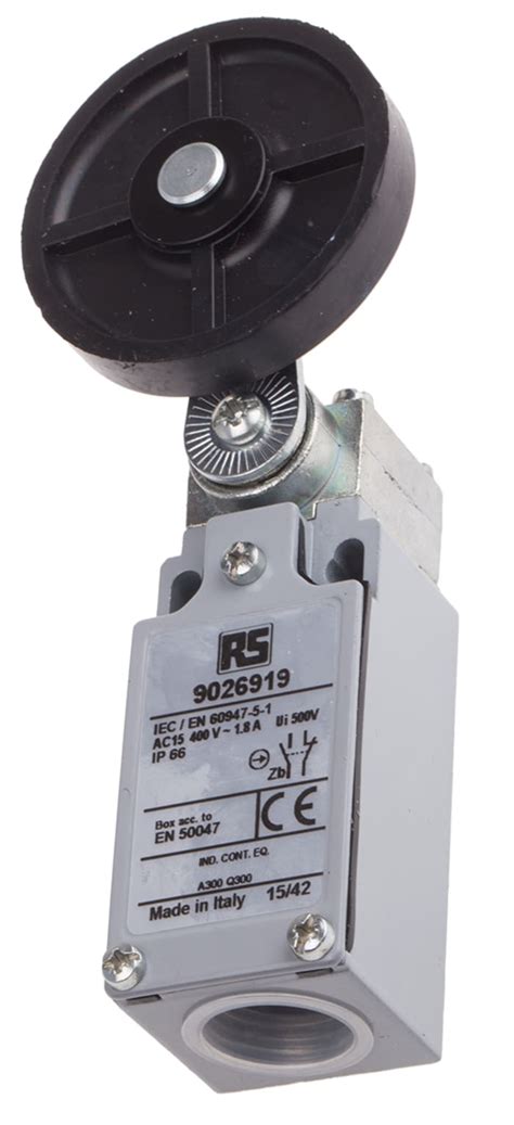 RS PRO | RS PRO Roller Lever Limit Switch, NO/NC, IP66, DPST, Zinc ...
