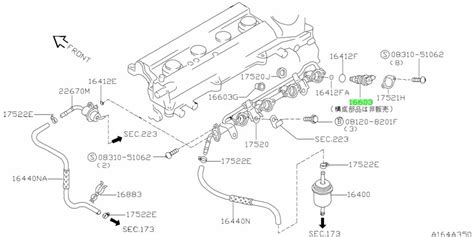 Buy Genuine Nissan 1660041B00 (16600-41B00) Injector Assembly, Fuel ...