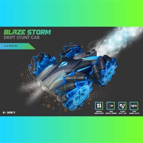 PLUSPOINT RC Stunt Drift Blaze Storm Car 4x4 Wheel Drive High Speed ...