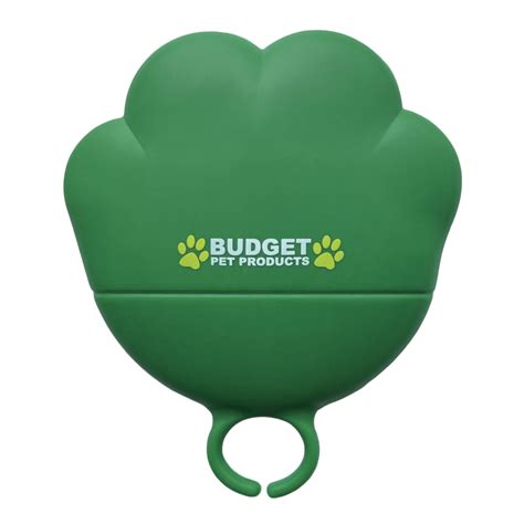 Budget Pet Products Silicone Can Lid Green For Cats and Dogs Paw Shape ...