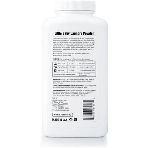 Best Natural Laundry Powder for Baby's Clothes | OhBases