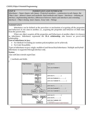 JAVA Programming - DIGITAL NOTES ON JAVA PROGRAMMING (R20A0508) B II ...