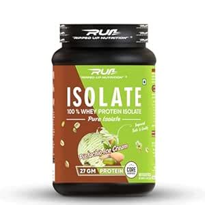 Ripped Up Nutrition 100% Pure Whey Protein Isolate|27G Fast-Absorbing ...