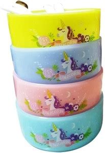 FunBlast Plastic Cereal Bowl Unicorn Feeding Bowl Set for kids ...