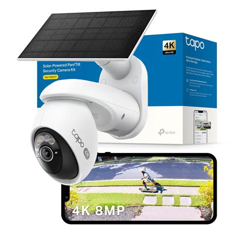 Tapo C660 Kit 4k 8mp Solar Powered Pan Tilt Security | Desertcart INDIA