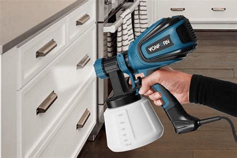 Using HVLP Sprayer Latex Cabinets 的图像结果