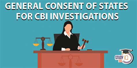 General Consent of States for CBI Investigations