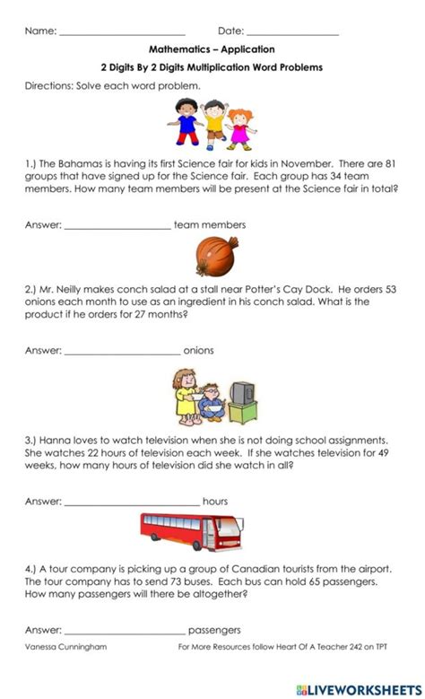 Multiplication Word Problems Grade 2 PDF 的图像结果