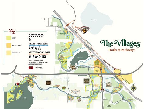 Neighborhoods Printable Map Of The Villages Florida