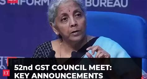 gst meeting: GST meeting key announcements: Millet products and ...
