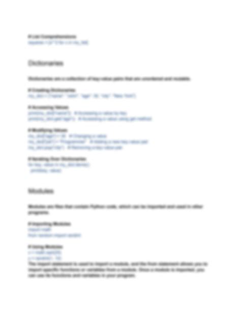 Image result for Python Cheating Sheet for Beginners