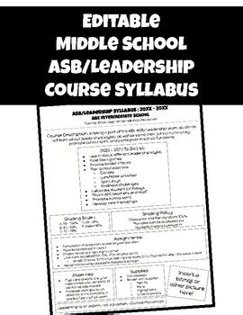 Leadership Course Syllabus 的图像结果