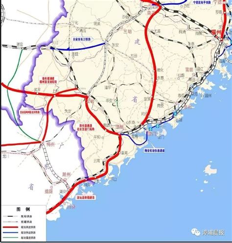 福建将规划建设漳汕铁路，高铁将途经漳州这些地方！