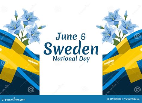 June 6, National Day. Happy Sweden National Day (Sveriges Nationaldag ...