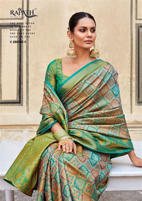 Rajpath Varnam Silk Zari Weaving Saree Collection