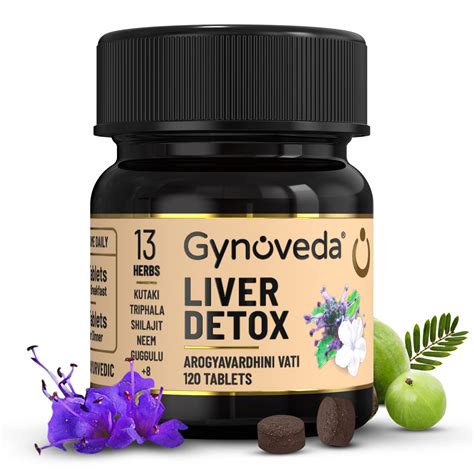 Gynoveda Liver Detox Ayurvedic Supplement Beneficial For Fatty Liver ...