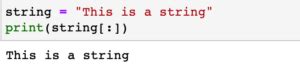 Image result for Python Code to Cut a String