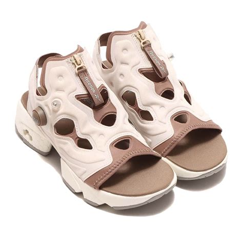 Reebok INSTAPUMP FURY SANDAL ZIP stucco/taupe/chalk 23SS-I（リーボック インスタ ...
