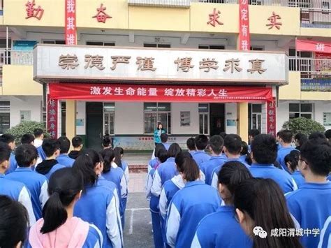 咸阳渭城中学举行2021届学生军训汇演暨总结表彰大会_表演
