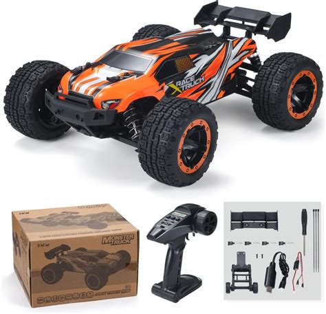 FACar 1602 Remote Control Truck 1:16 Scale 4X4 Brushless Fast RC Cars ...