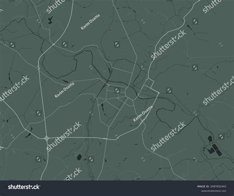 Vector City Map Tula Russian Federation Stock Vector (Royalty Free ...
