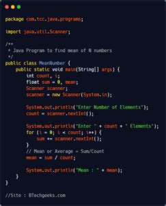 How to Calculate Mean in Java Using Loops 的图像结果