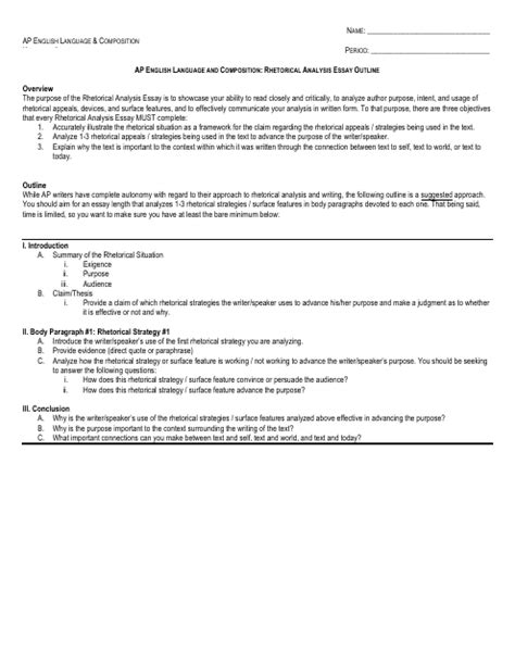 Image result for AP Language Essay Examples